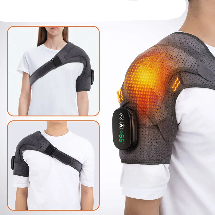 Heated Shoulder Wrap with Vibration