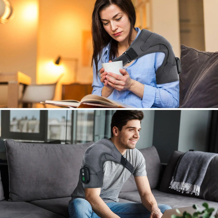 Heated Shoulder Wrap with Vibration